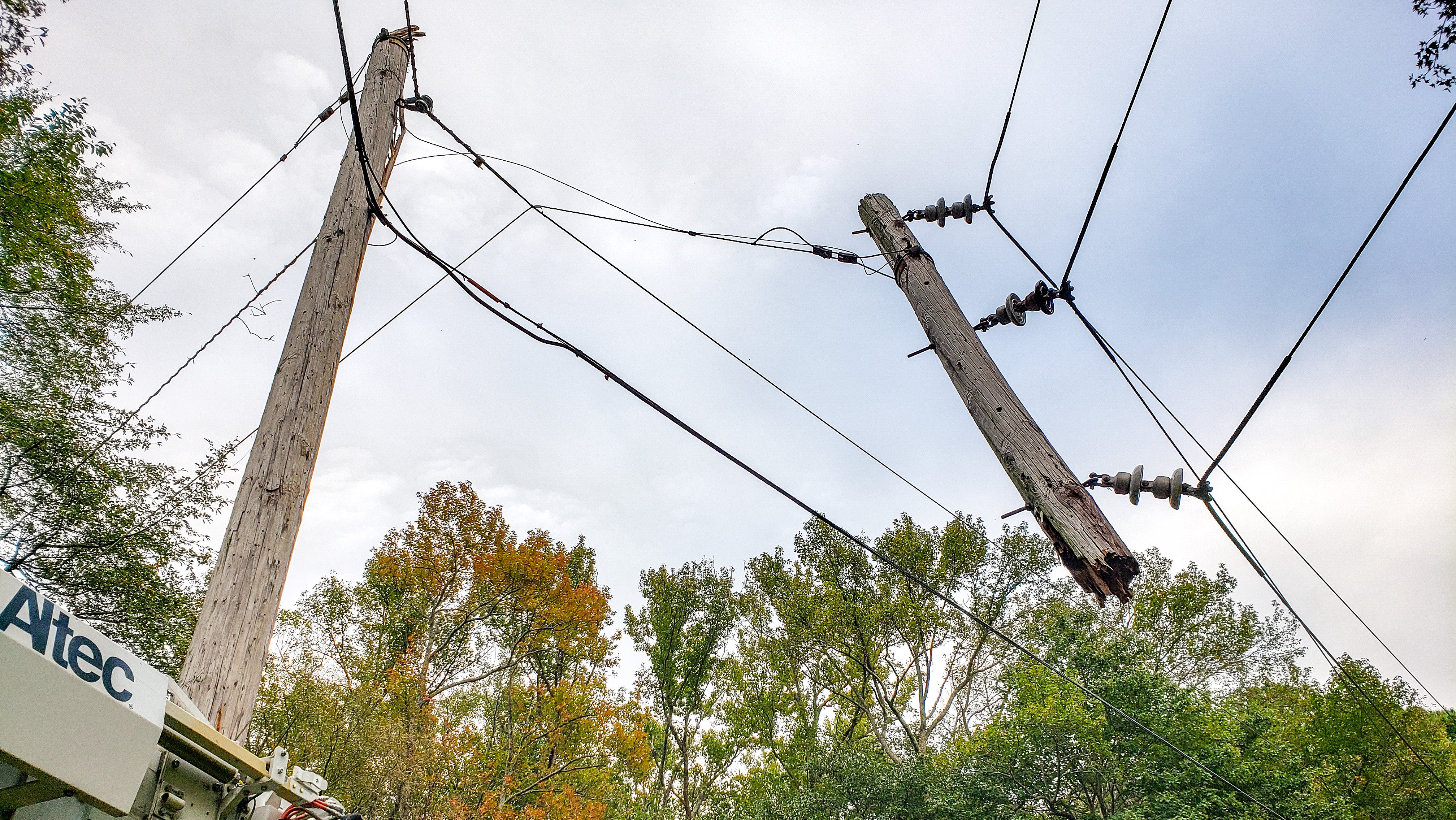 pole damage