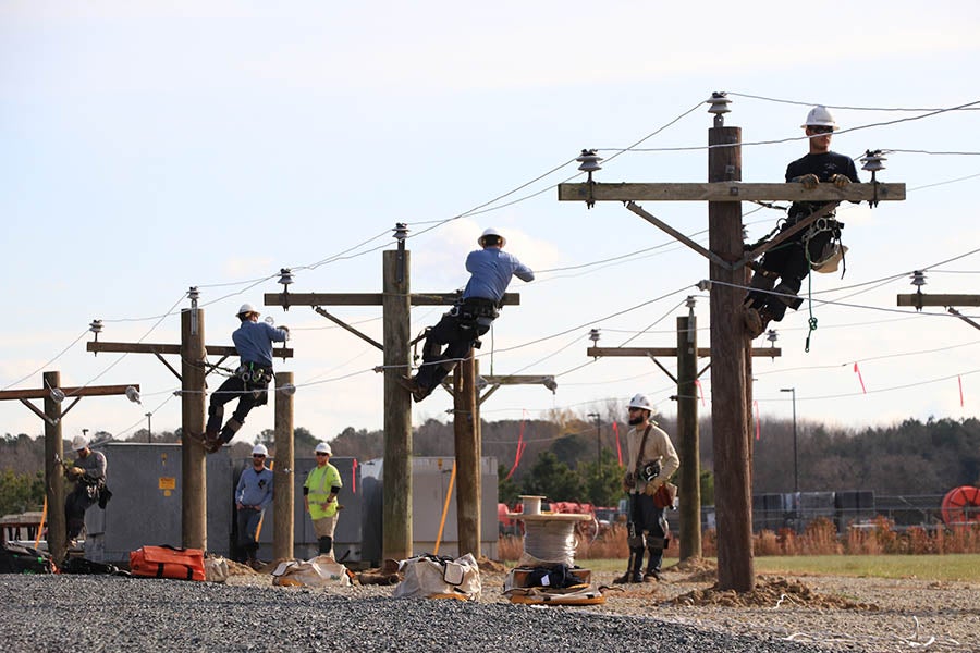 Choptank Electric Cooperative Training Yard
