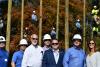 Linemen, safety trainers, and Choptank staff meet to celebrate the new training facility in Salisbury, MD 